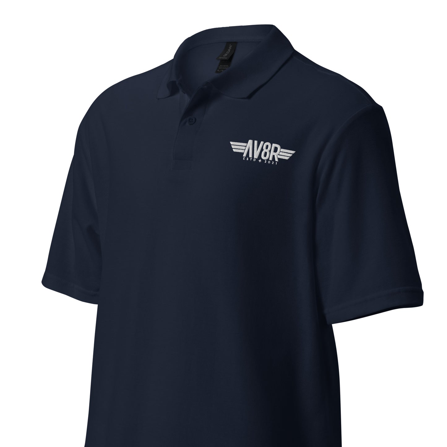 AV8R Polo Shirt Navy Blue