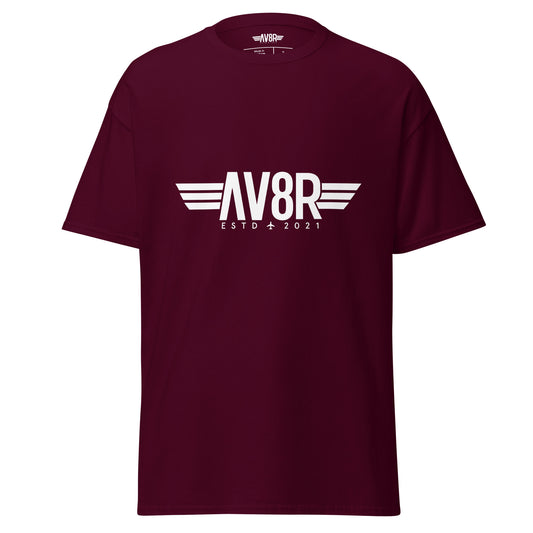 AV8R T-Shirt Maroon Red