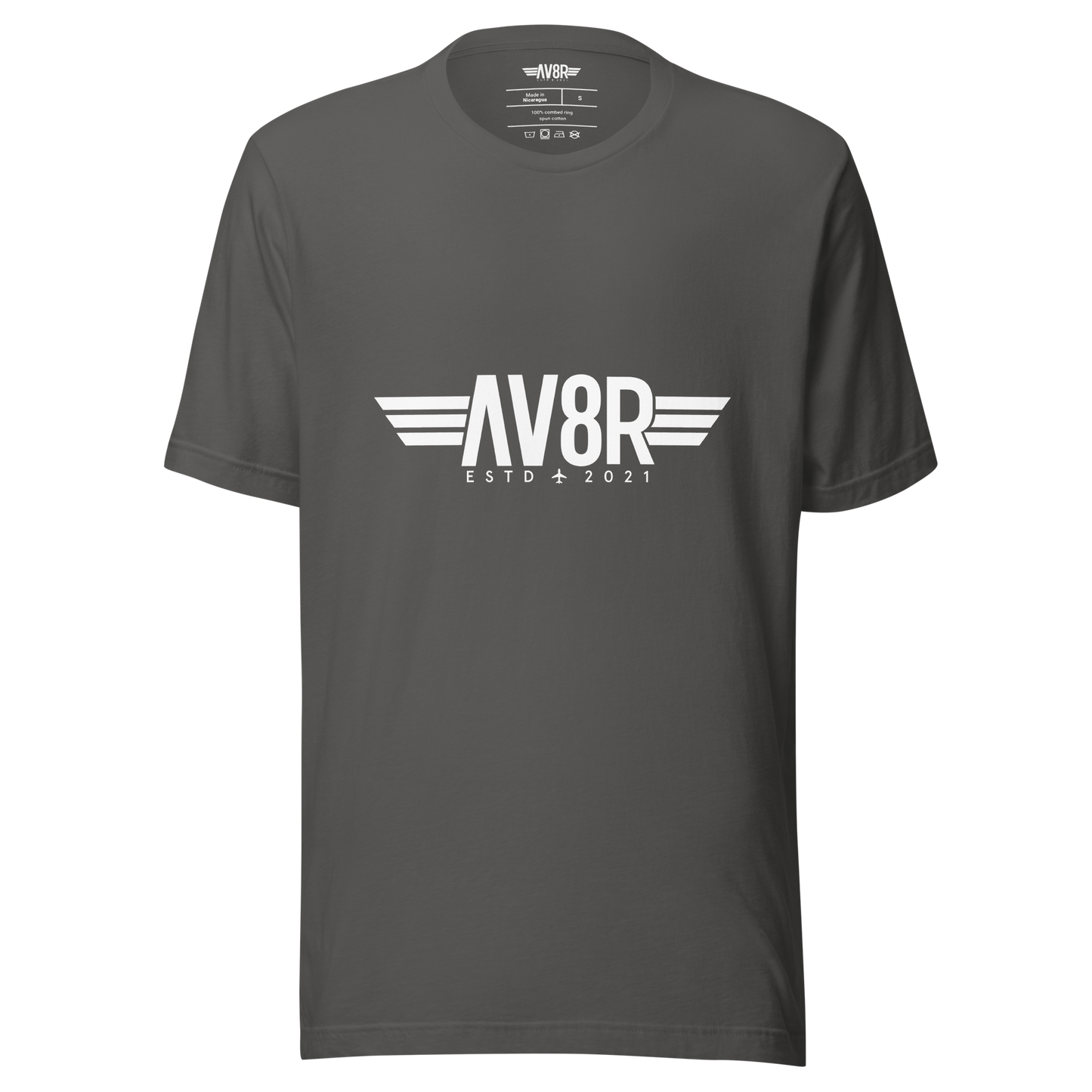 AV8R T-Shirt Asphalt Grey